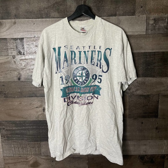 SOLD VTG 1995 Seattle Mariners T Shirt XL - Picture 1 of 3